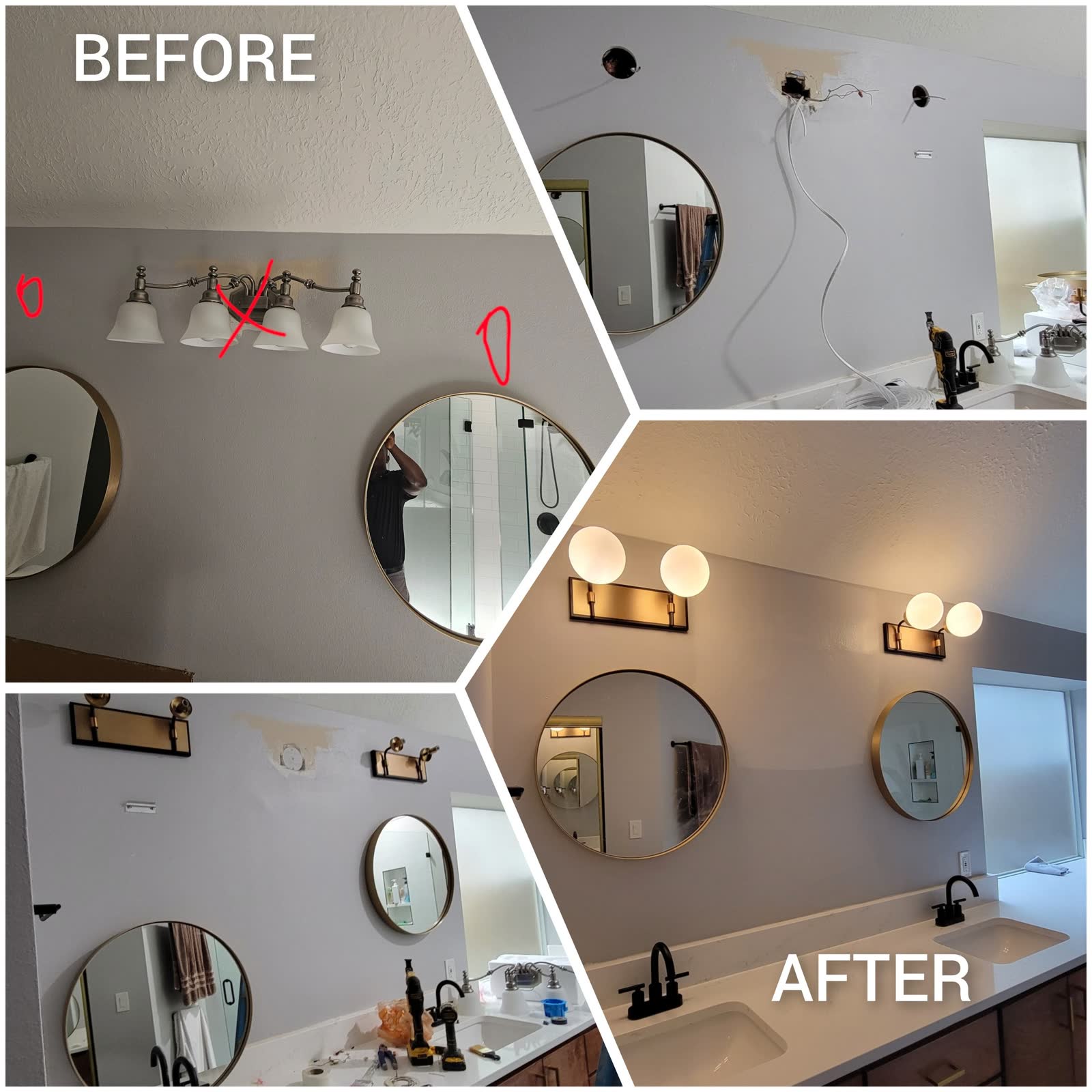 Triple Z handyman work in a Houston home