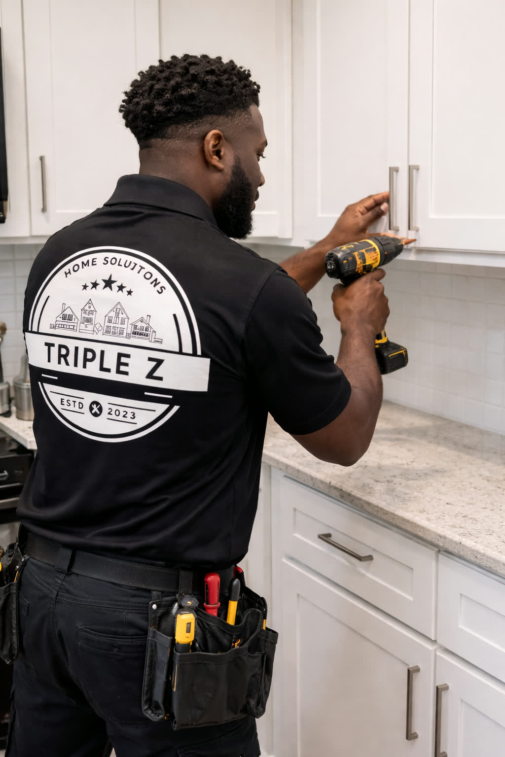 Cabinet and fixture installation by Triple Z Home Solutions